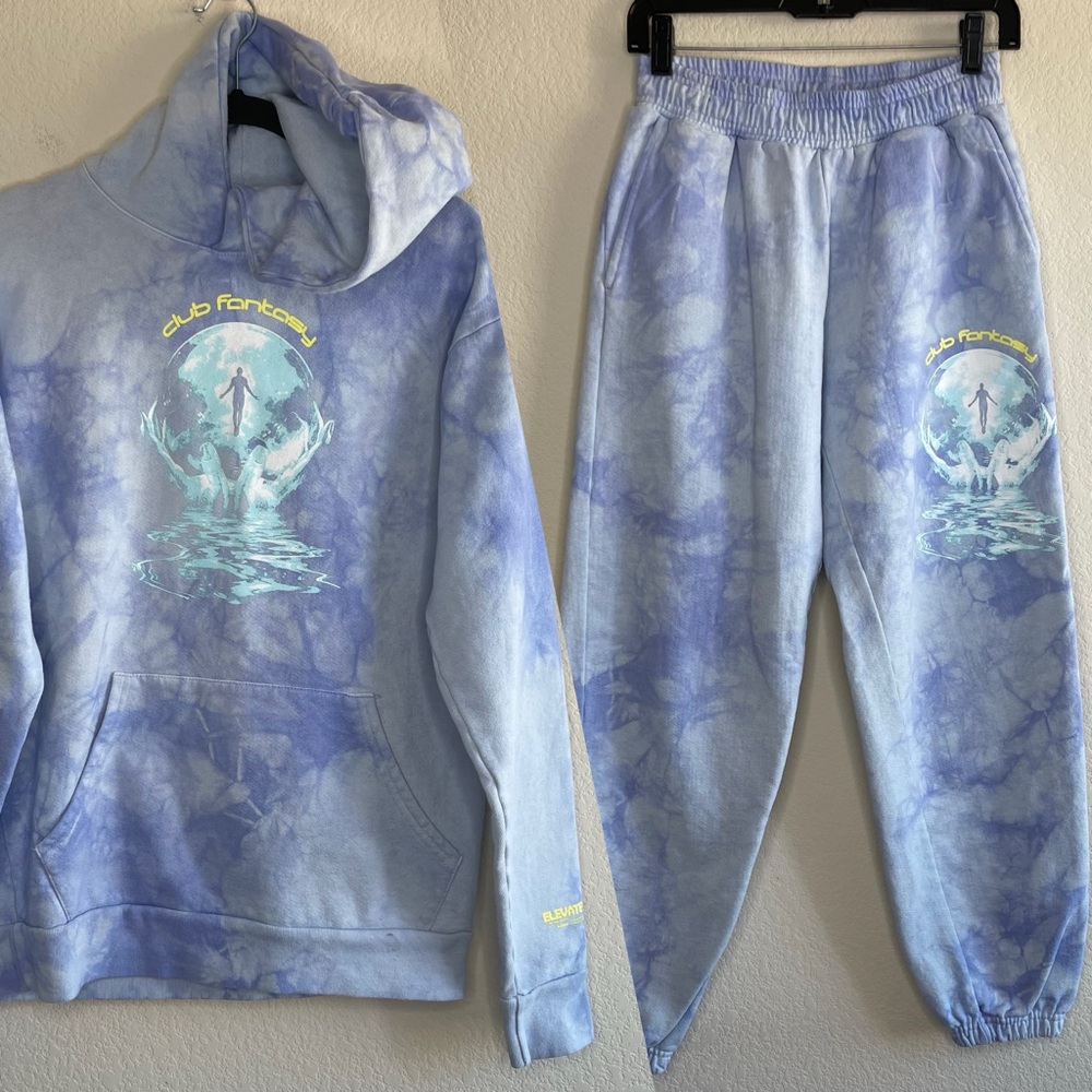 ✨Club Fantasy x Urban Outfitters | Elevate Tie Dye Hoodie and Joggers Set Unisex